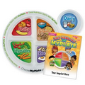 Preschool Portion Meal Plate w/ Activities Book (Personalized English Version)